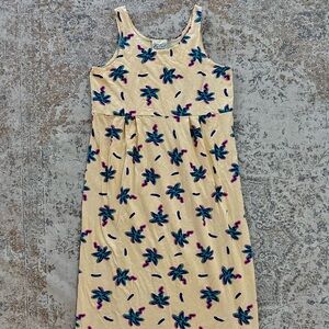 Vintage Pale Yellow Maxi Dress By Zip Code Size Medium